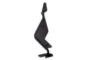 Jeep Wrangler JKU Exterior Jack Mount - Front Driver Side - Go Rhino - Exterior Hi-Lift Jack Mount - Textured Black - `07-`18